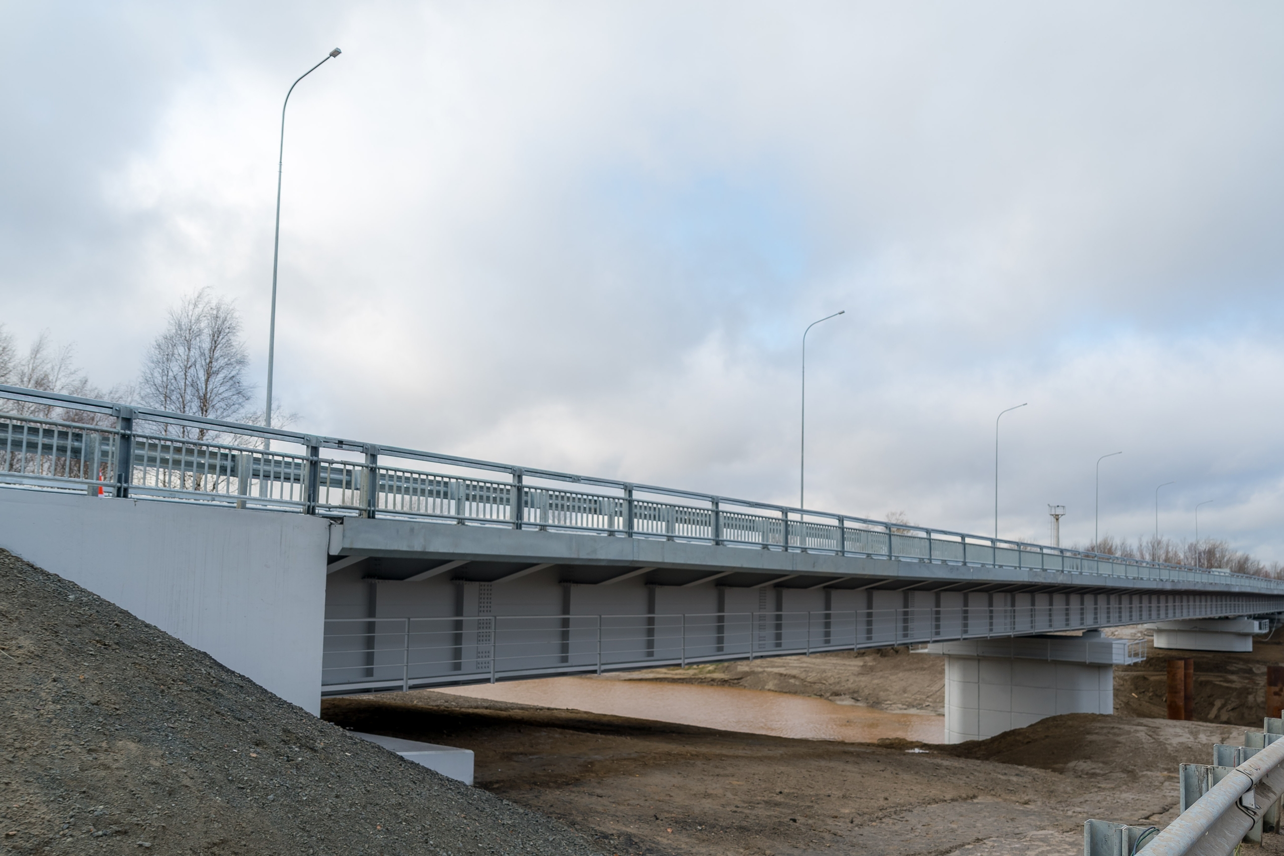 Bridge Opened to Service Traffic in KhMAO, Russia