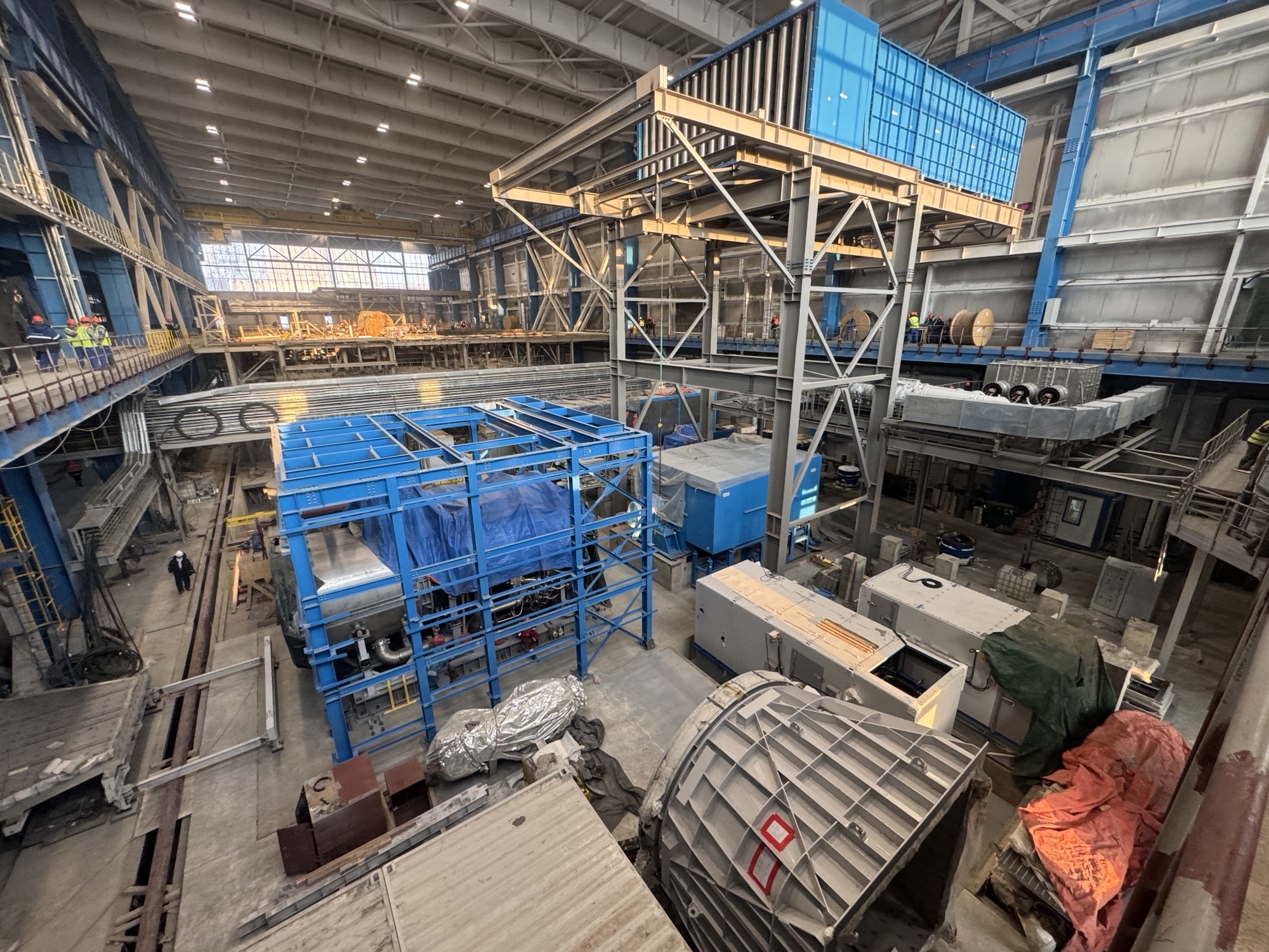 Турбинное отделение главного корпуса ТЭС.jpeg