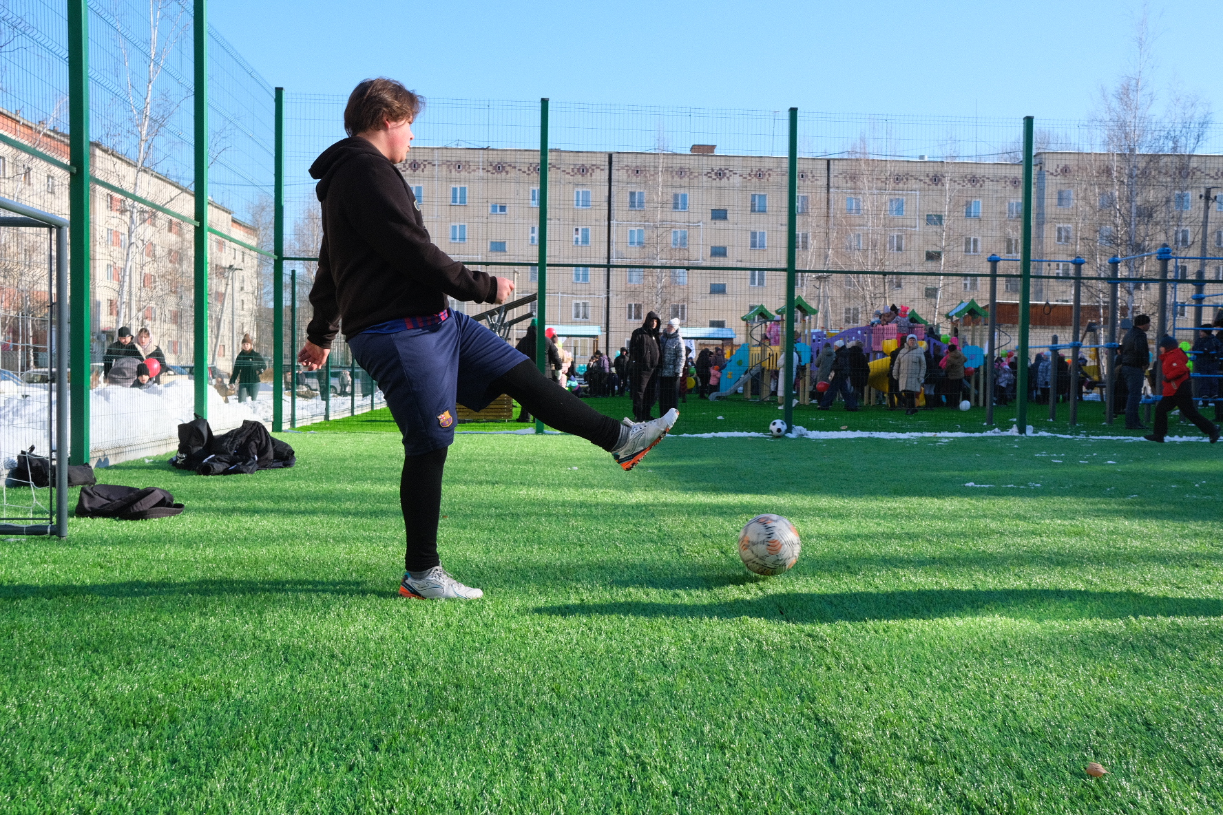 Городок площадью больше 1,5 тысяч м2 стал самым большим в посёлке.JPG