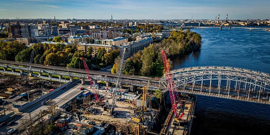 НПС начал возведение рабочего моста на ШМСД