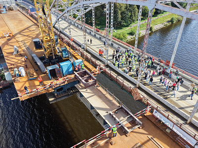 NPS Completes Installation of Bridge Span Structure in Dmitrov