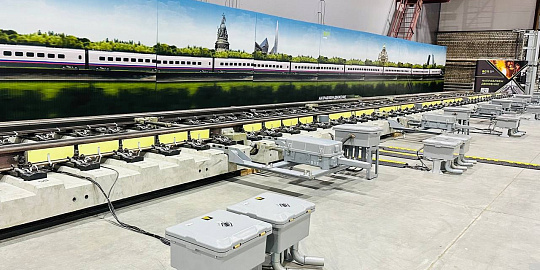 В Муроме стартовали заводские испытания 118-метрового стрелочного перевода ВСМ Москва – Санкт – Петербург