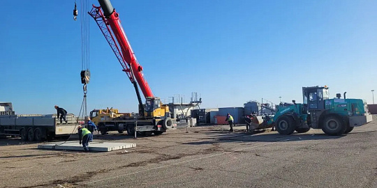 НПС разворачивает строительные мощности в аэропорту Элисты