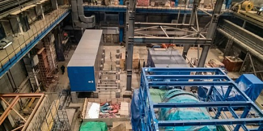 На строительстве Южно-Якутской ТЭС завершена сборка газовых турбин