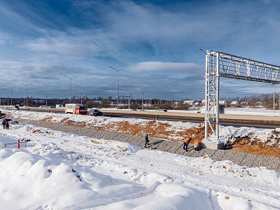 Odintsovo section of M-1 Belarus highway is 83% ready