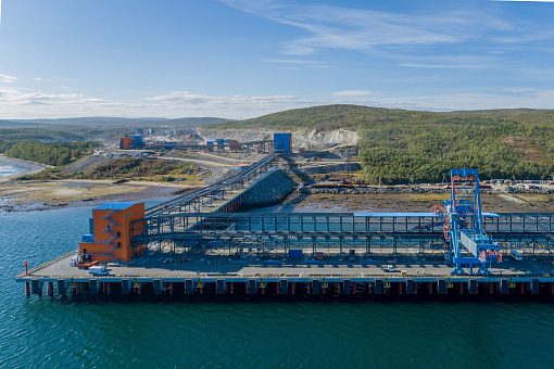 Комплекс перегрузки угля в порту «Лавна»