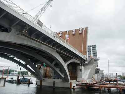 NPS Starts Installation of Expansion Joints on the Bolshoy Smolensky Bridge