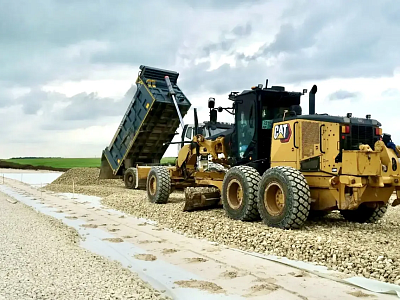 NPS Starts Laying Crushed Stone Base on the Ryazan Southern Bypass Road