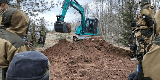 Нацпроектстрой поддержал первую экспедицию поискового отряда РУТ «Дорога памяти» в Новгородской области