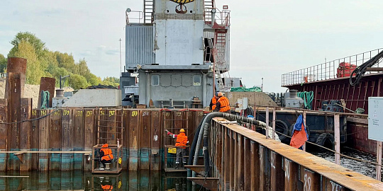 НПС начинает возводить русловые опоры волжского моста в Ярославле