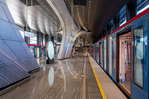 Сокольническая линия метрополитена от станции «Новомосковская» до станции «Потапово»