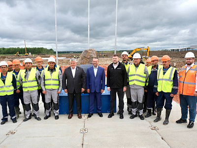 GC NPS, JSC launched the construction of Russia's first rail slab plant for the High-Speed Railway