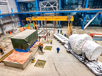 На стройплощадку Южно-Якутской ТЭС доставлена первая газовая турбина