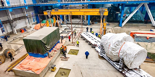 На стройплощадку Южно-Якутской ТЭС доставлена первая газовая турбина