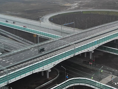 Открыто рабочее движение по новой транспортной развязке на Московском тракте Тюмени