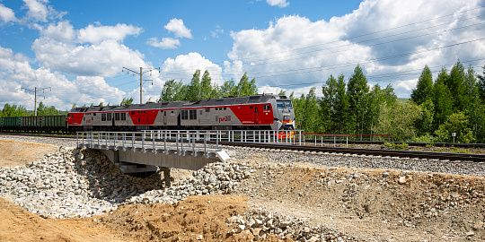 GC NPS, JSC's companies extended the crossing with BAM's largest new bridge