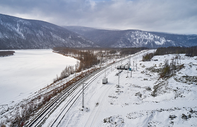 Чтобы исключить риски размыва путей,  Бамстроймеханизация выполнила укрепление берегов рек.jpg