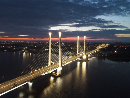 Архангельский мост через реку Шексну