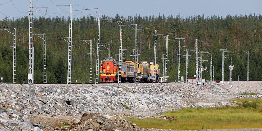 Les entreprises de GC NPS, JSC ont modernisé la ligne ferroviaire Marikhta - Lopcha