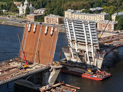 NPS Installs 80% of Bascule System Equipment on the Bolshoy Smolensky Bridge